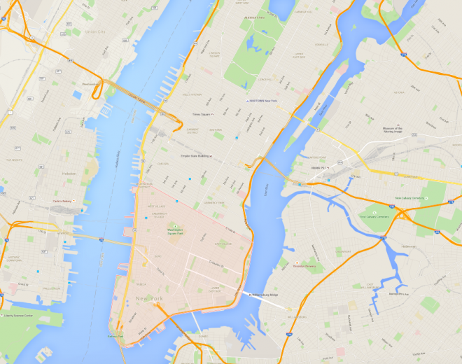 New-York et le quartier de Lower Manhattan
