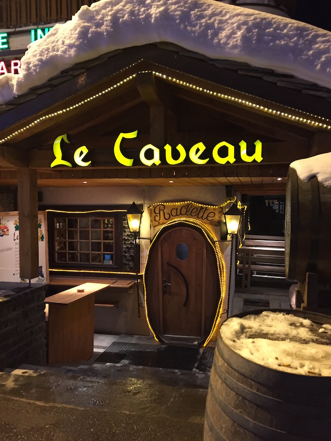 Restaurant Le Caveau Verbier