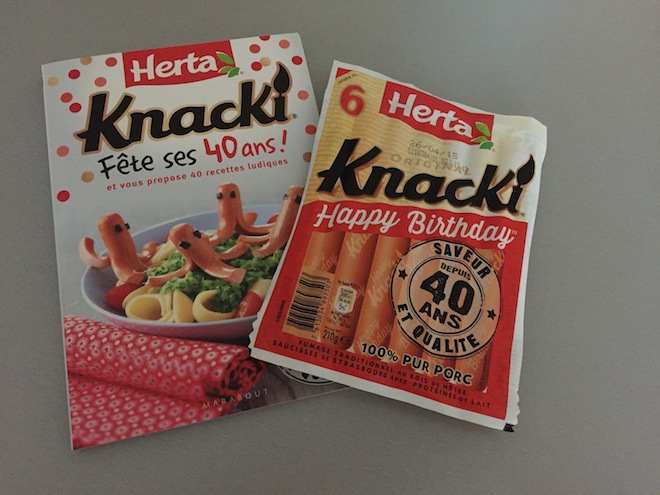 saucisse Knacki 40 ans