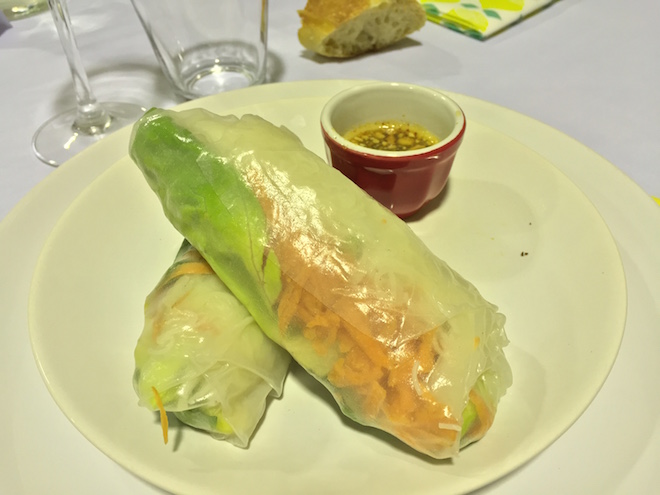 entree rouleaux de printemps veggie foodette cuisine collective