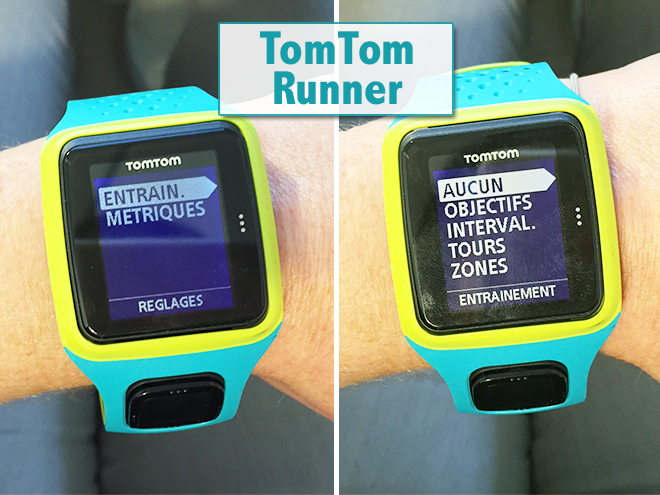 tomtom runner montre gps running