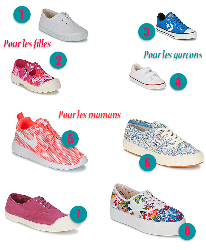 shopping-chaussures en toile