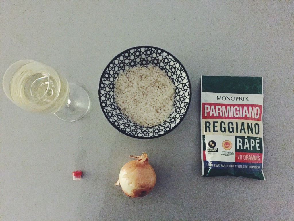 Poulet au citron et son risotto safrané