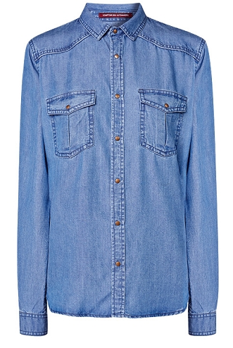 chemise en jeans comptoir des cotonniers