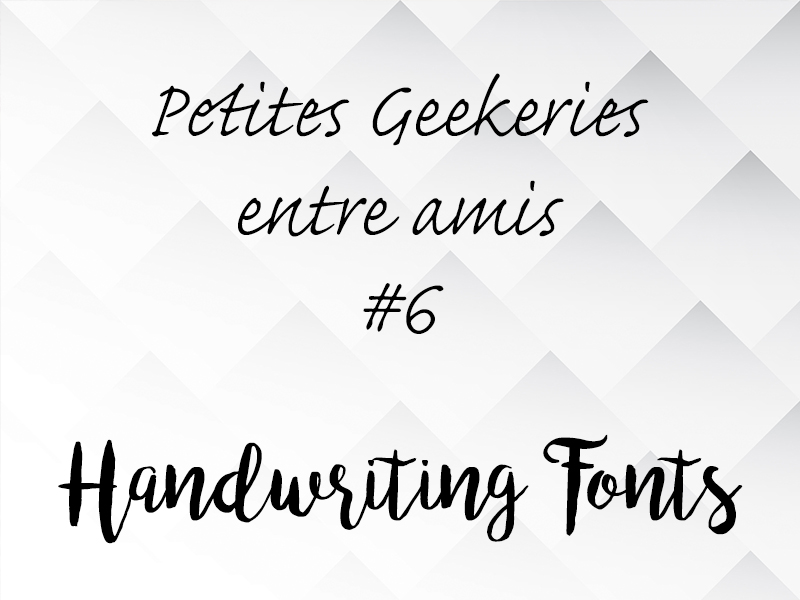 geekeries handwriting fonts