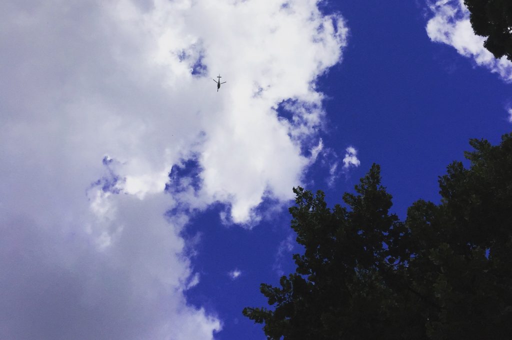 ciel bleu Paris