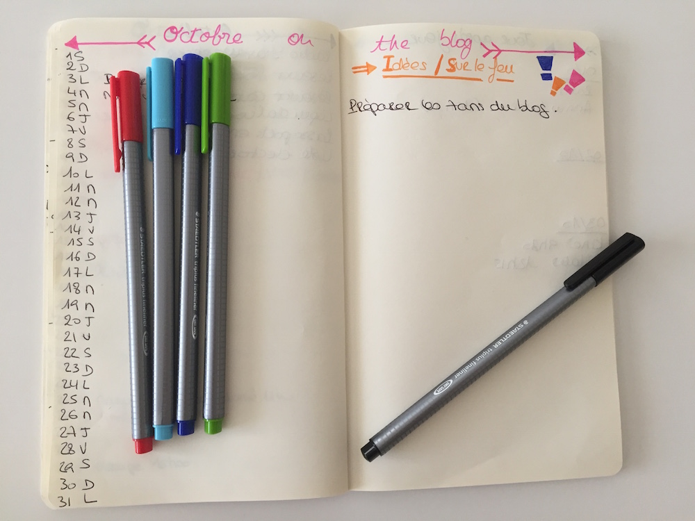 Bullet Journal Octobre