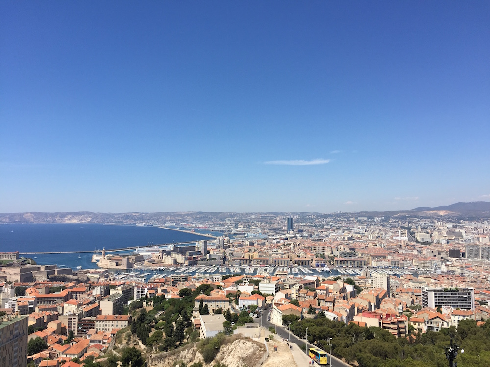 Vue de Marseille La Bonne Mère