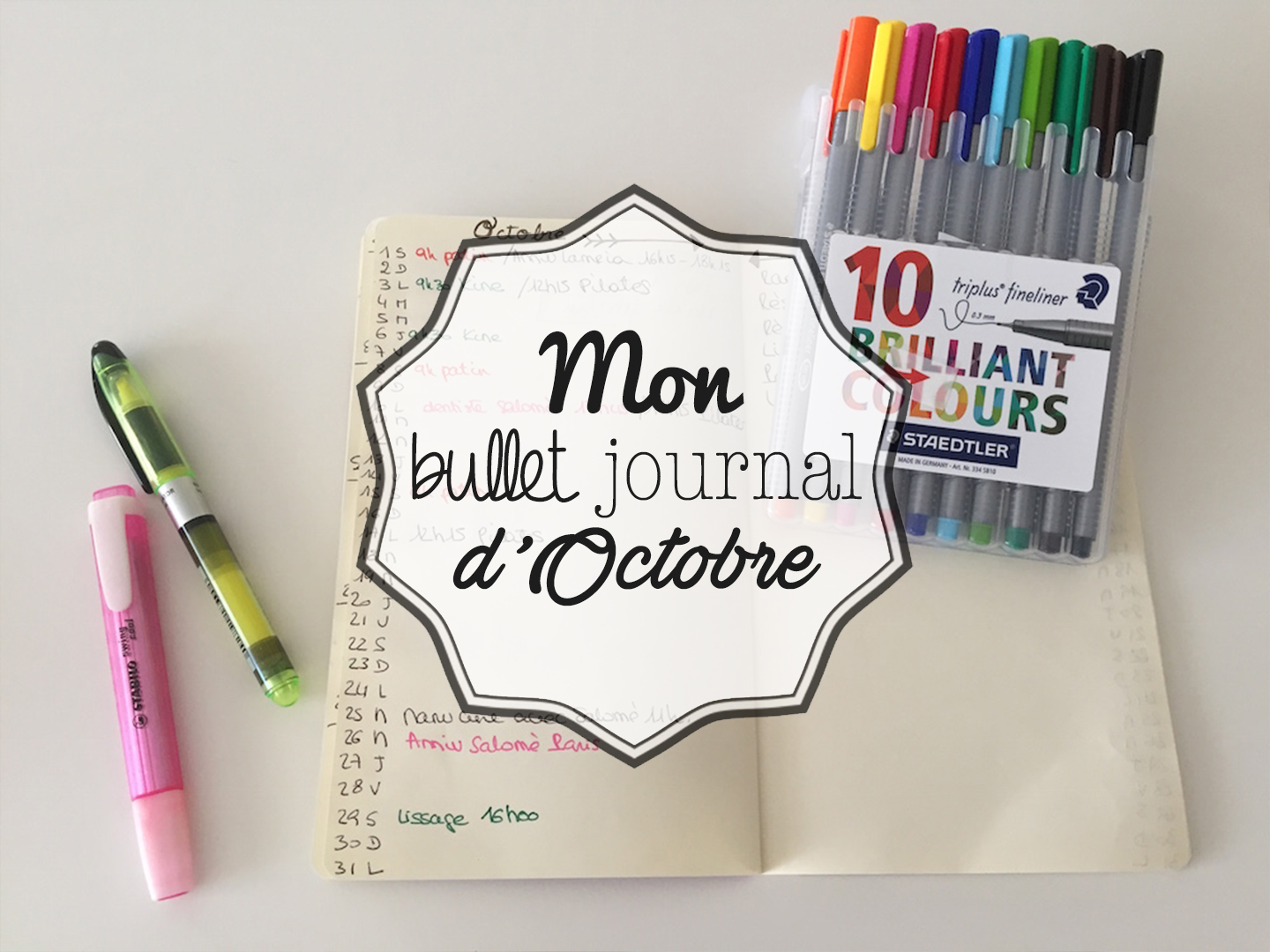 MamaFunky - Bullet Journal : mon mois d'Octobre 2016 - MamaFunky