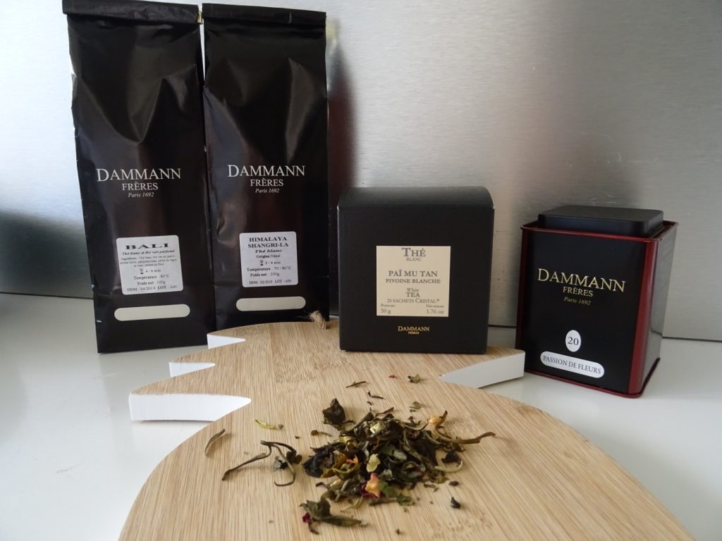 sélection de thés fleuris Dammann Frères