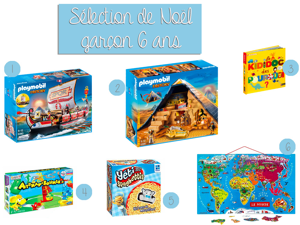 Ma sélection de Noël garçon 6-11 ans