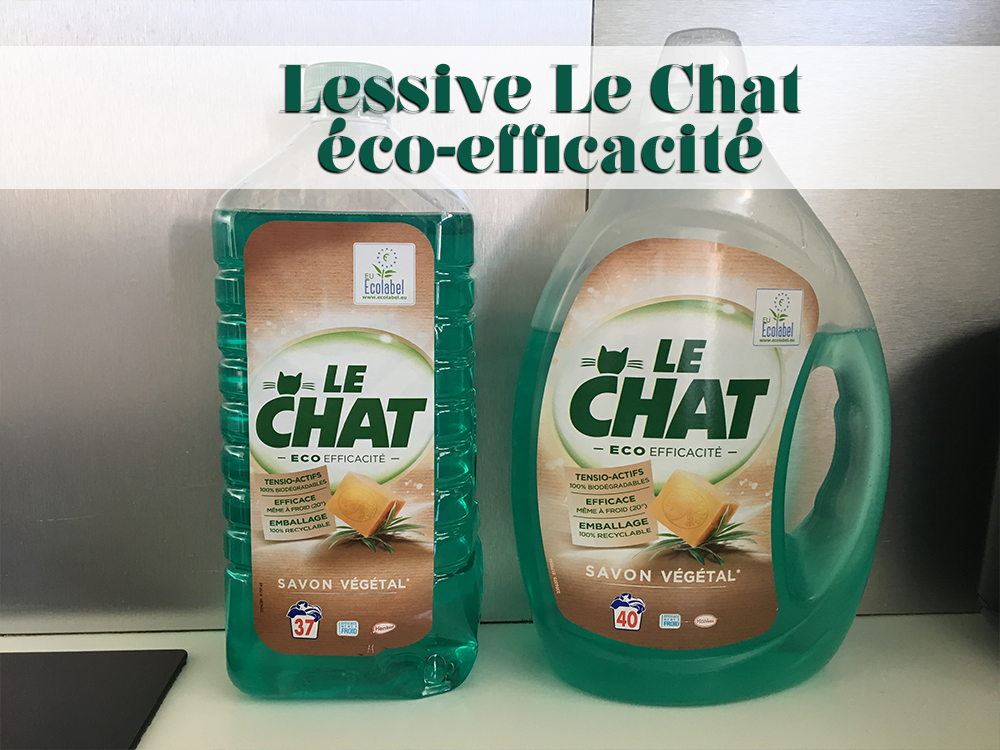 MamaFunky - J'ai testé la lessive Le Chat éco-efficacitéau savon végétal -  MamaFunky