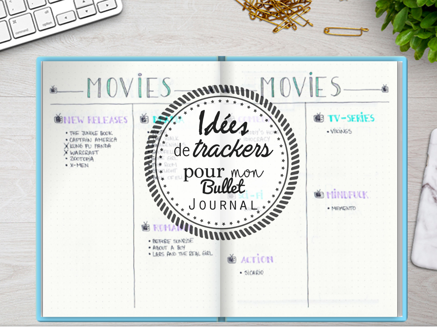 MamaFunky - Bullet Journal : idées de trackers - MamaFunky
